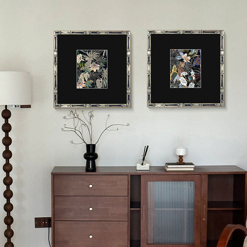 Botanical-themed artwork